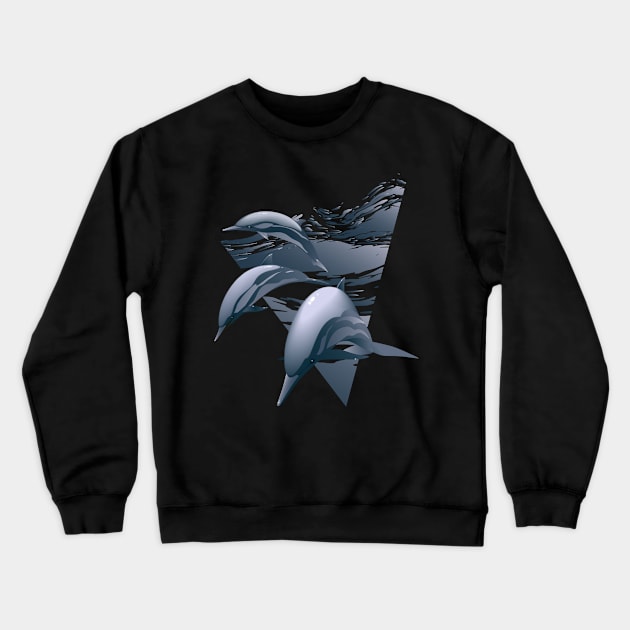 Dolphins Crewneck Sweatshirt by XtremePacific